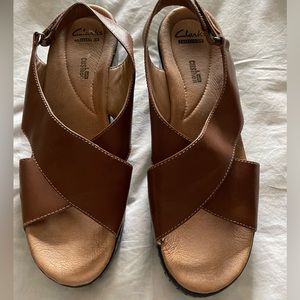 Clarks Leather Sandals